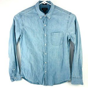 J. Crew Slim Fit Denim Button Front Shirt